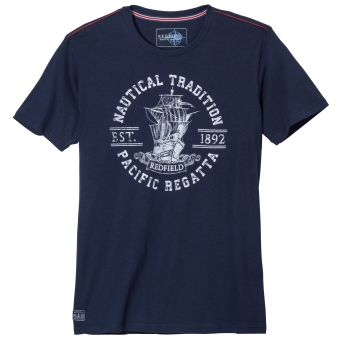 Redfield T-Shirt O-Neck "Nautical Tradition" 5XL | marine